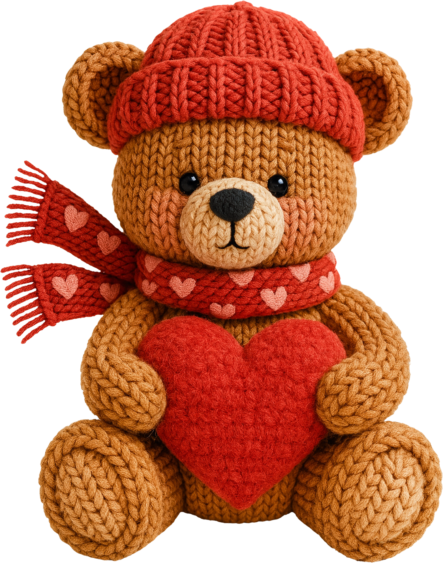 DTF Transfer – Bear Heart Multi Sizes (AN-TB001)