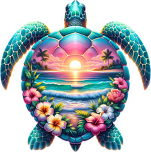 Load image into Gallery viewer, DTF Transfer – CA Sunset Turtle Multi Sizes
