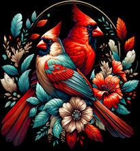 Load image into Gallery viewer, DTF Transfer – CE Cardinals Flowers Multi Sizes
