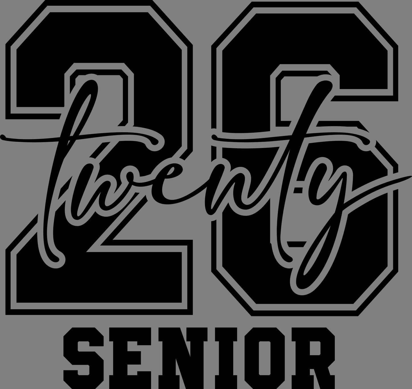 DTF Transfer – CF Seniors 2026 Multi Sizes