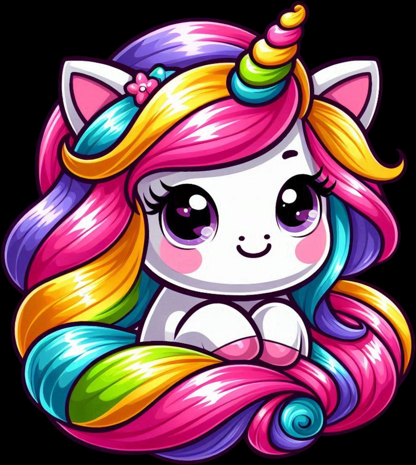 DTF Transfer – Unicorn Multi Sizes (MY-UN001)