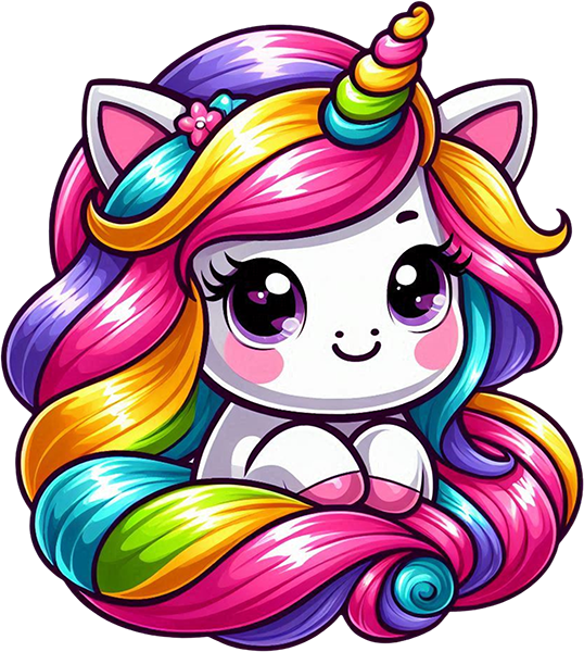 DTF Transfer – Unicorn Multi Sizes (MY-UN001)