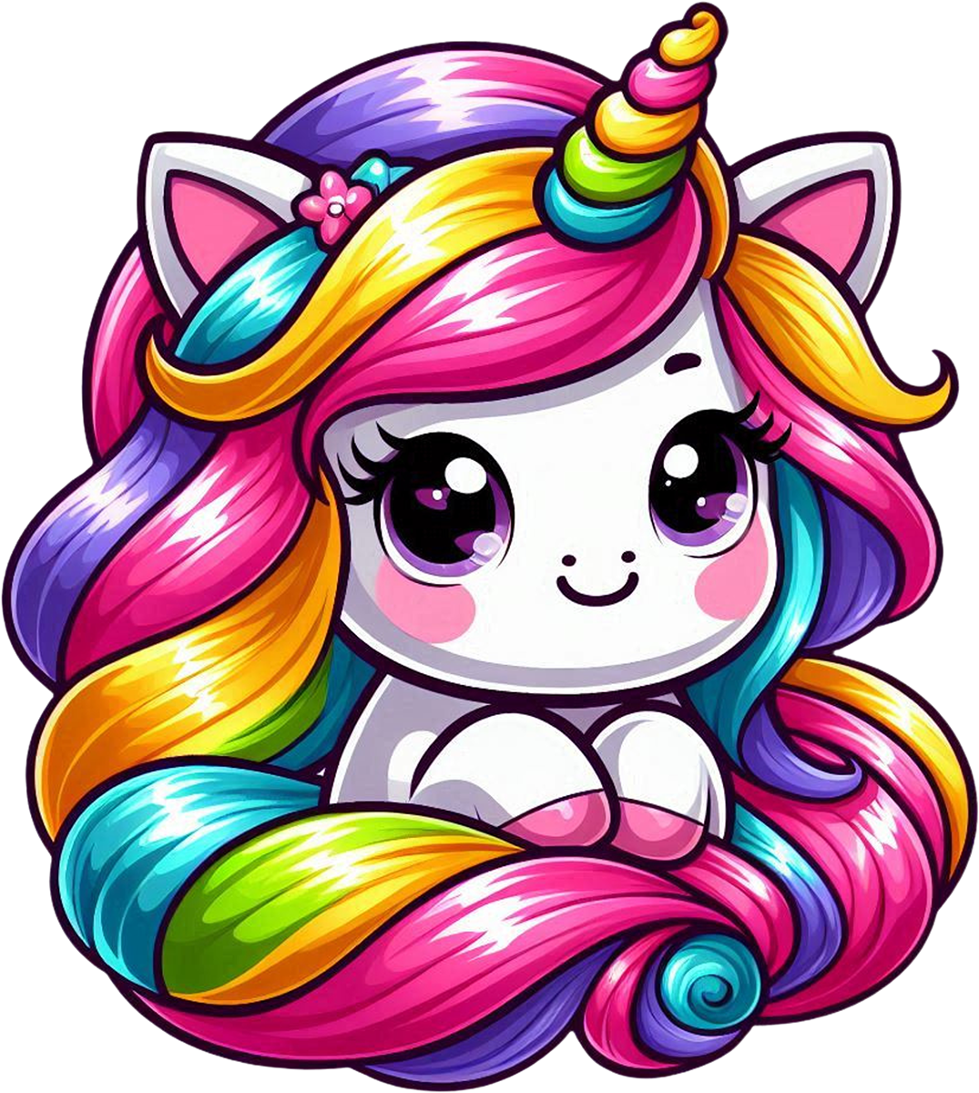 DTF Transfer – Unicorn Multi Sizes (MY-UN001)