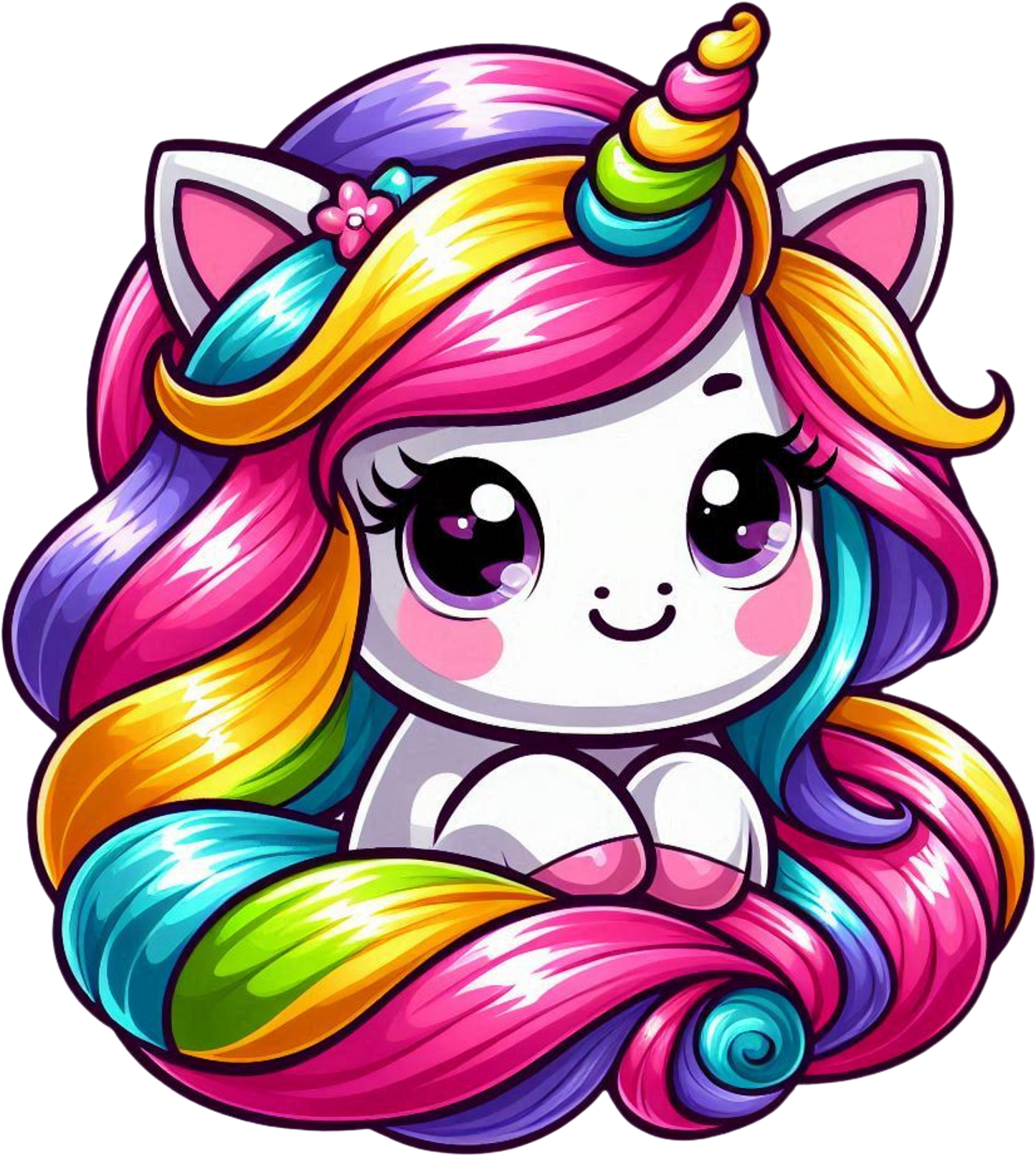 DTF Transfer – Unicorn Multi Sizes (MY-UN001)