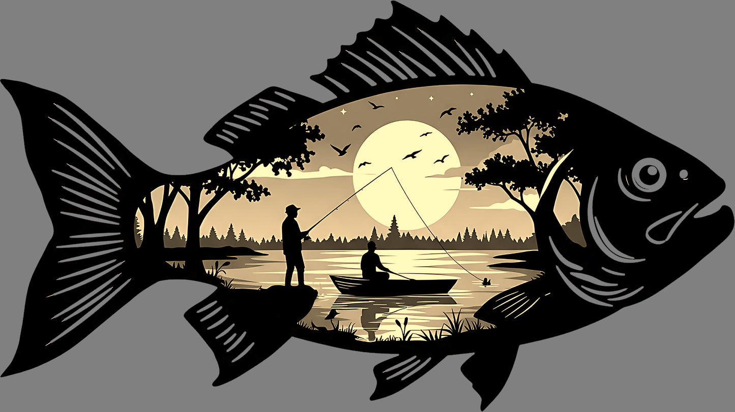 DTF Transfer – Fish Scene Multi Sizes (FI-SC001)
