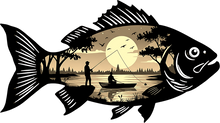 Load image into Gallery viewer, DTF Transfer – CH Fish Scene Multi Sizes
