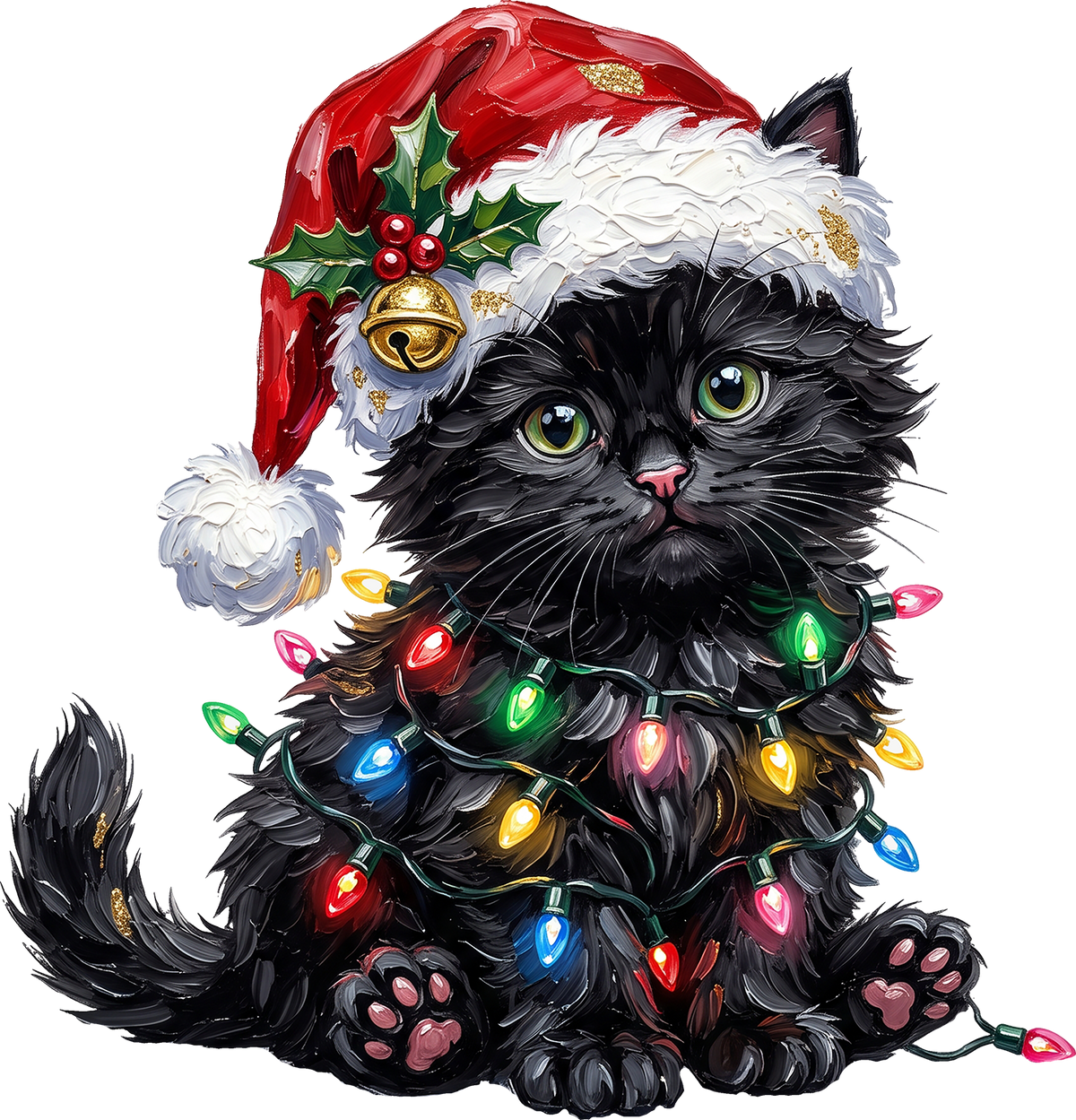DTF Transfer - Xmas Kitty  (CM-AN004)