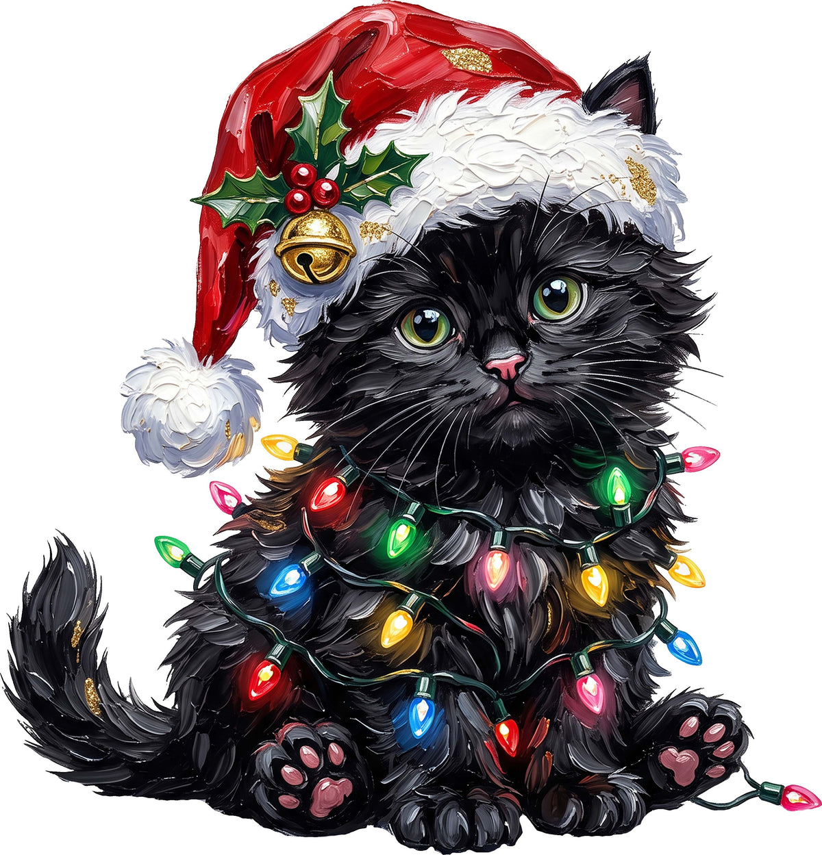 DTF Transfer - Xmas Kitty  (CM-AN004)