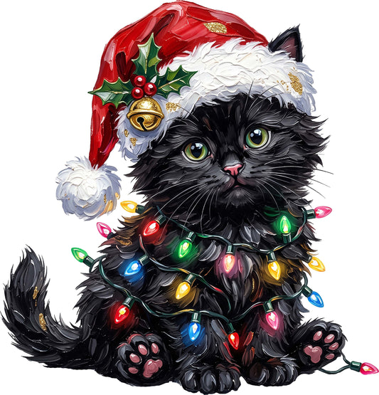 DTF Transfer - Xmas Kitty  (CM-AN004)