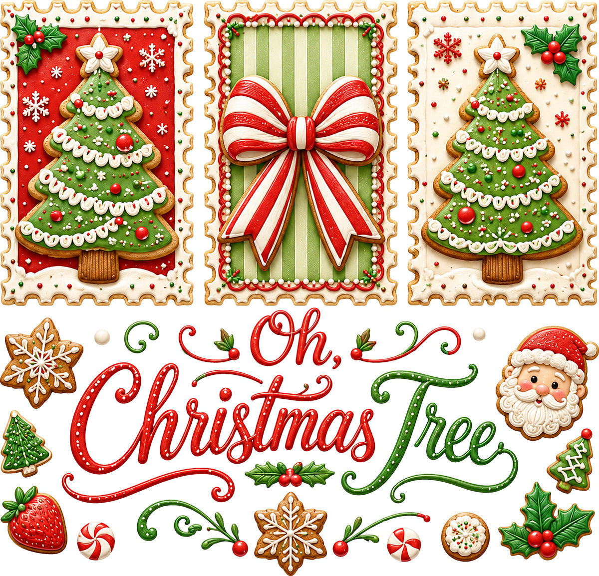 DTF Transfer - Christmas Cookies Scene A (CM-FD002)