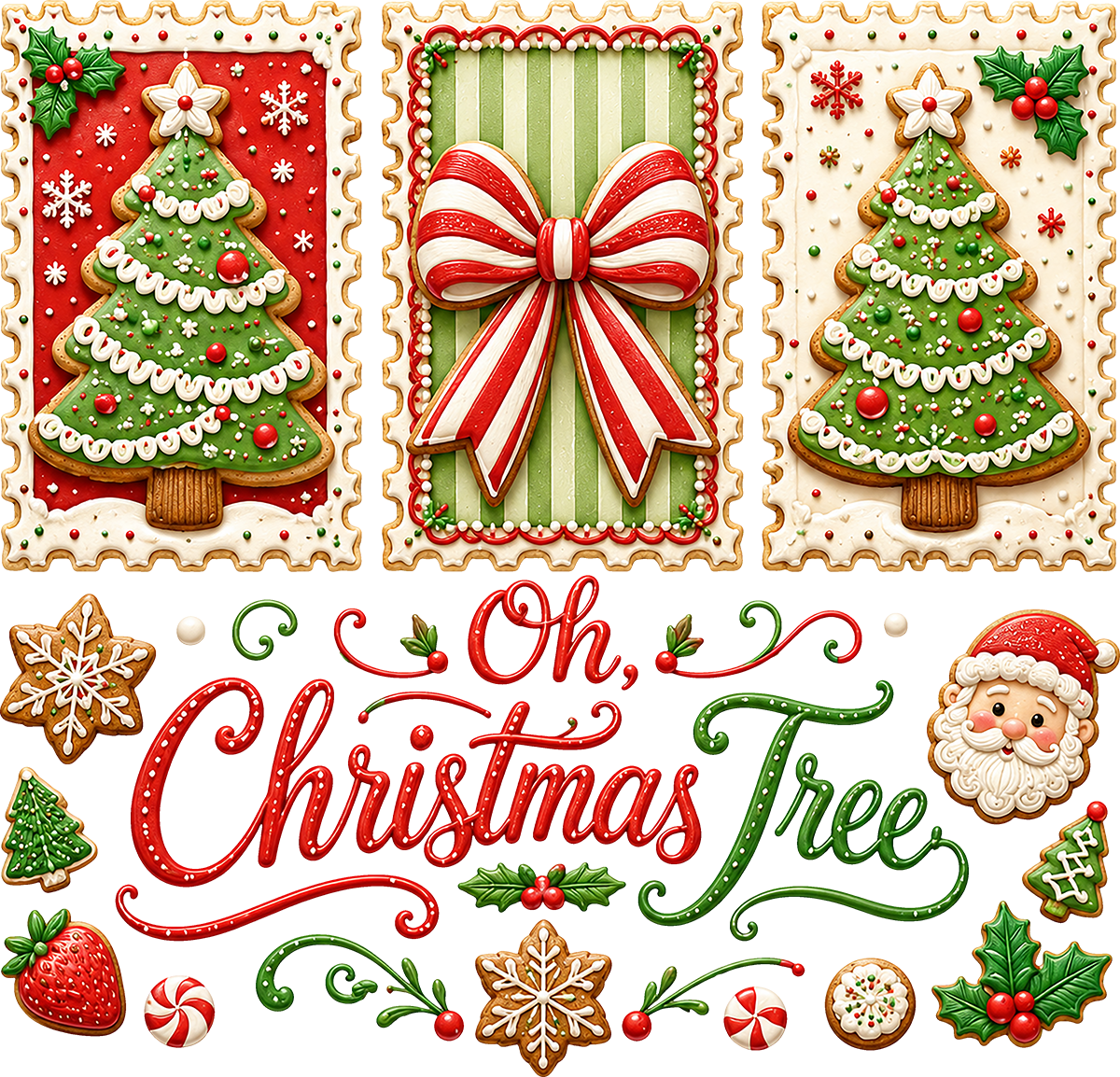 DTF Transfer - Christmas Cookies Scene A (CM-FD002)