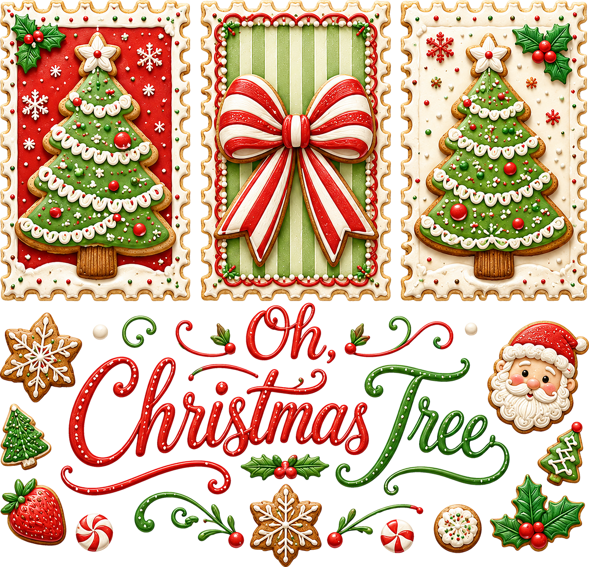 DTF Transfer - Christmas Cookies Scene A (CM-FD002)