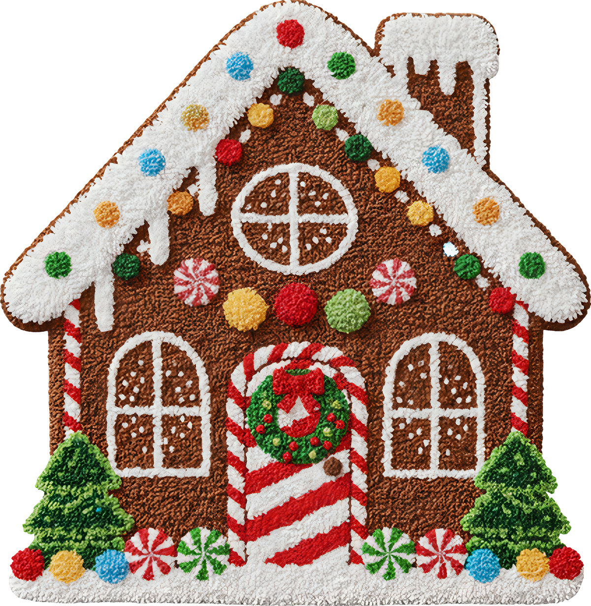 DTF Transfer - Gingerbread House Yarn A (CM-GB002)
