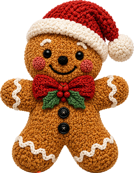 DTF Transfer - Gingerbread Yarn B (CM-GB003)