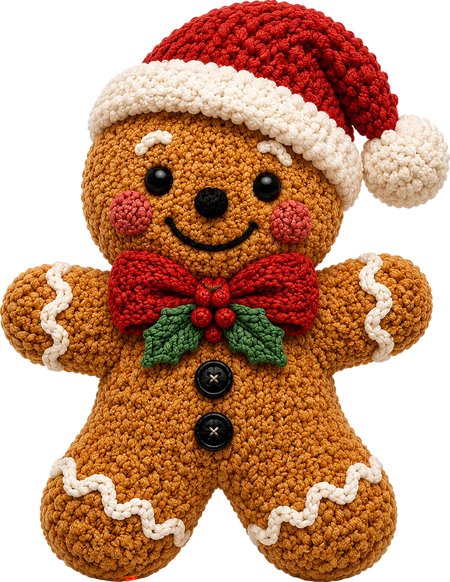 DTF Transfer - Gingerbread Yarn B (CM-GB003)