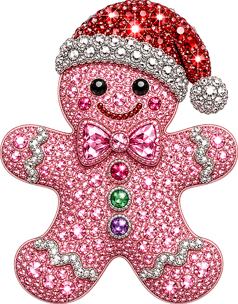 DTF Transfer - Gingerbread Gem A (CM-GB004)
