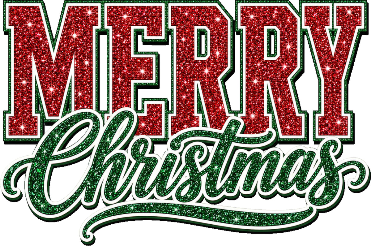 DTF Transfer - Sparkling Merry Xmas (CM-MC005)