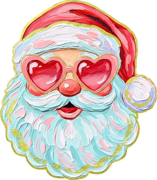 DTF Transfer - Brushstroke Santa A (CM-SA005)