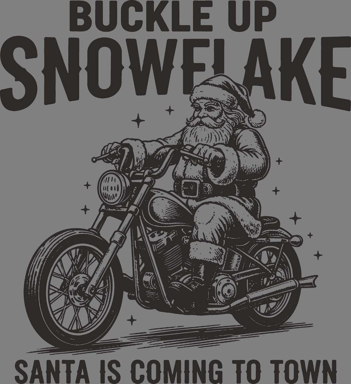 DTF Transfer - Santa BuckleUp (CM-SA007)