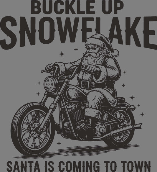 DTF Transfer - Santa BuckleUp (CM-SA007)
