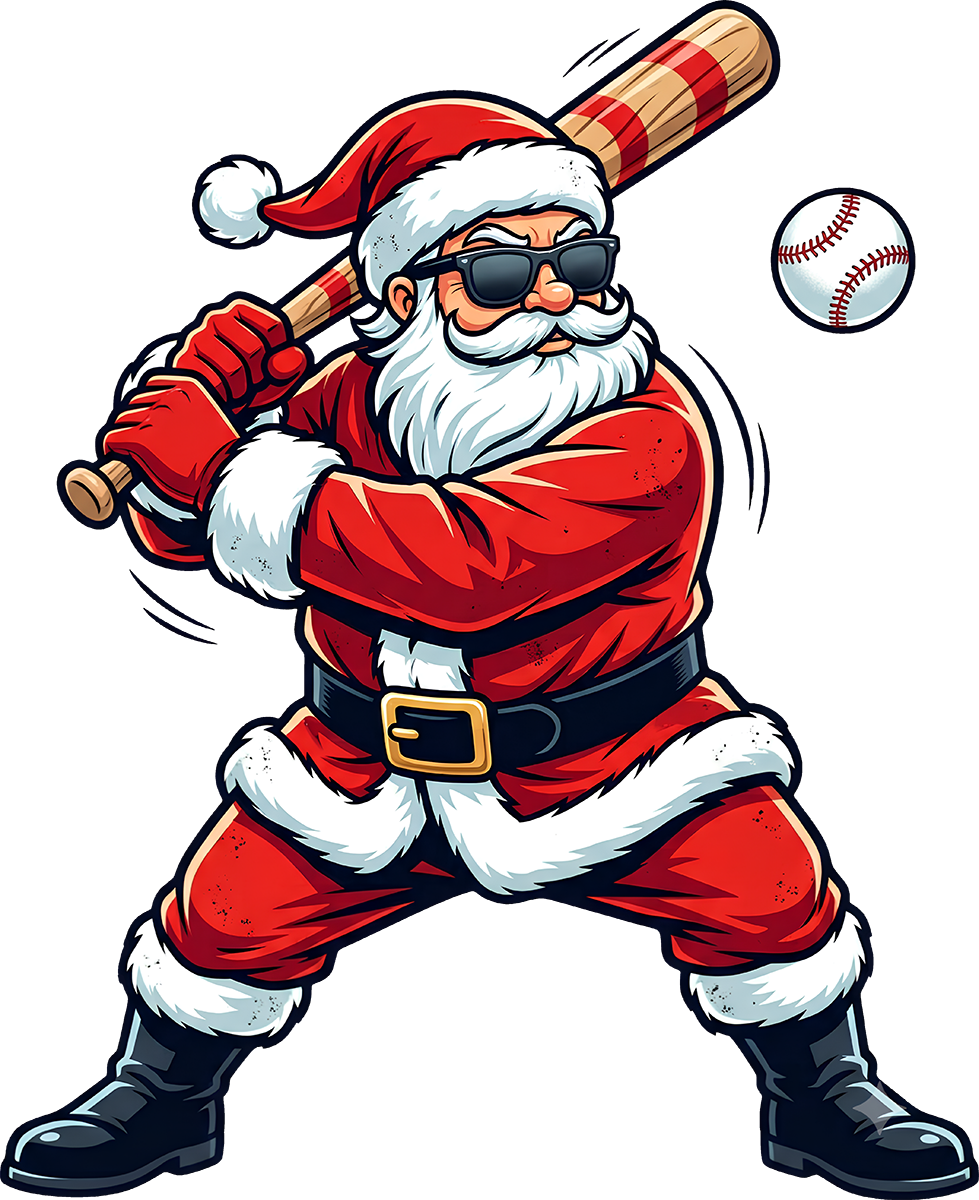 DTF Transfer - Santa_BaseballA (CM-SA012)
