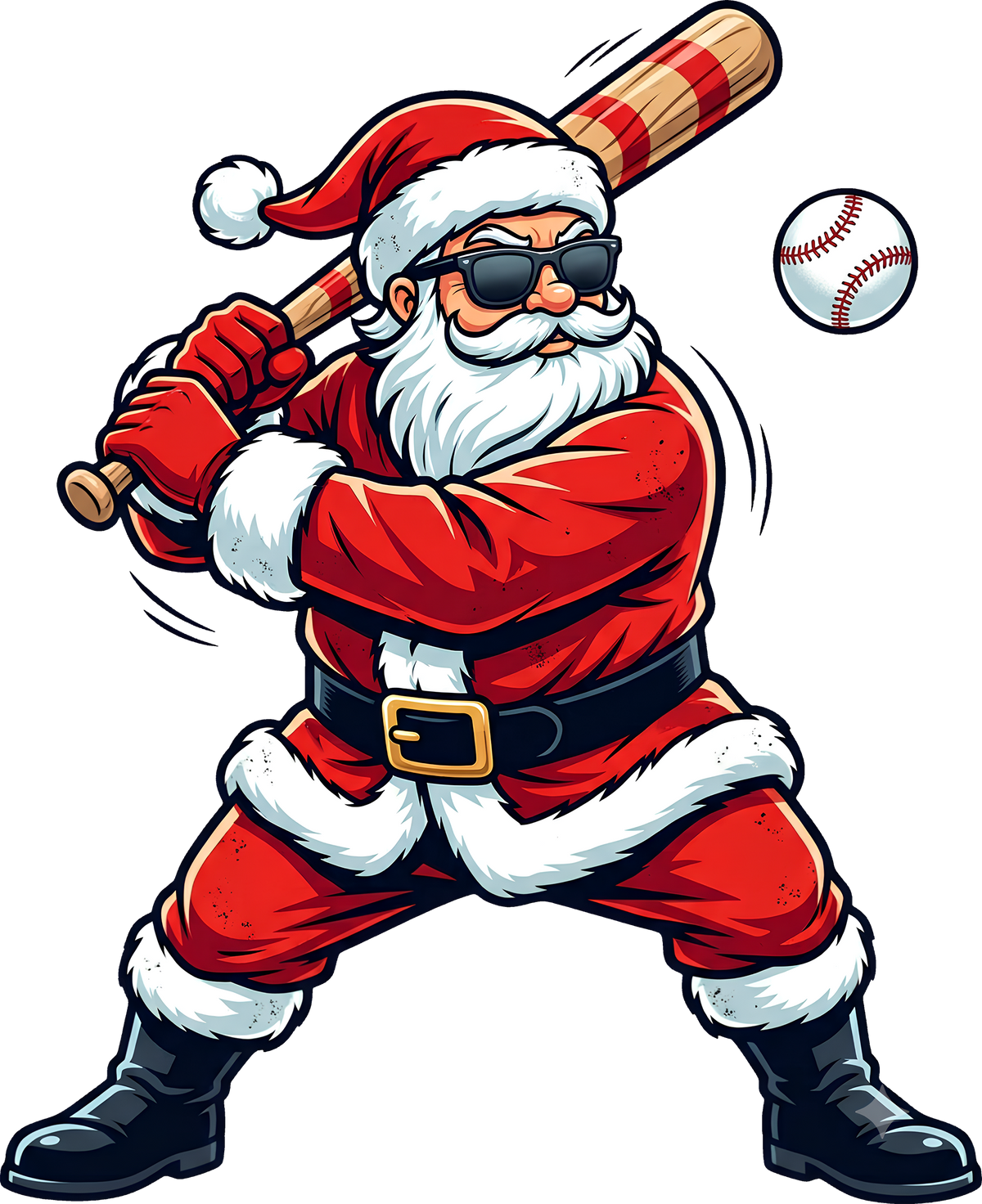 DTF Transfer - Santa_BaseballA (CM-SA012)