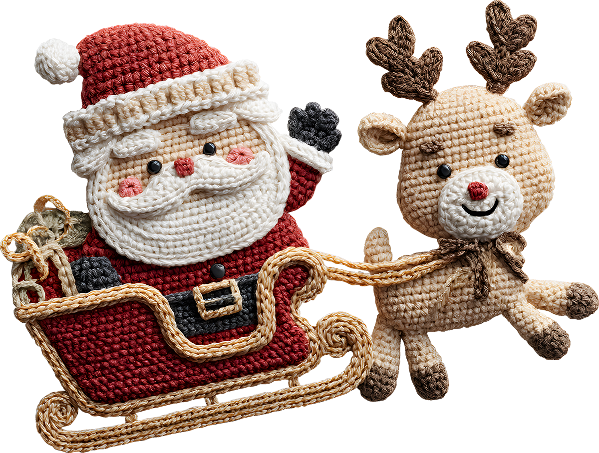 DTF Transfer - Yarn Santa B (CM-SA013)