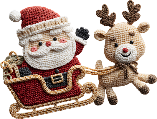 DTF Transfer - Yarn Santa B (CM-SA013)