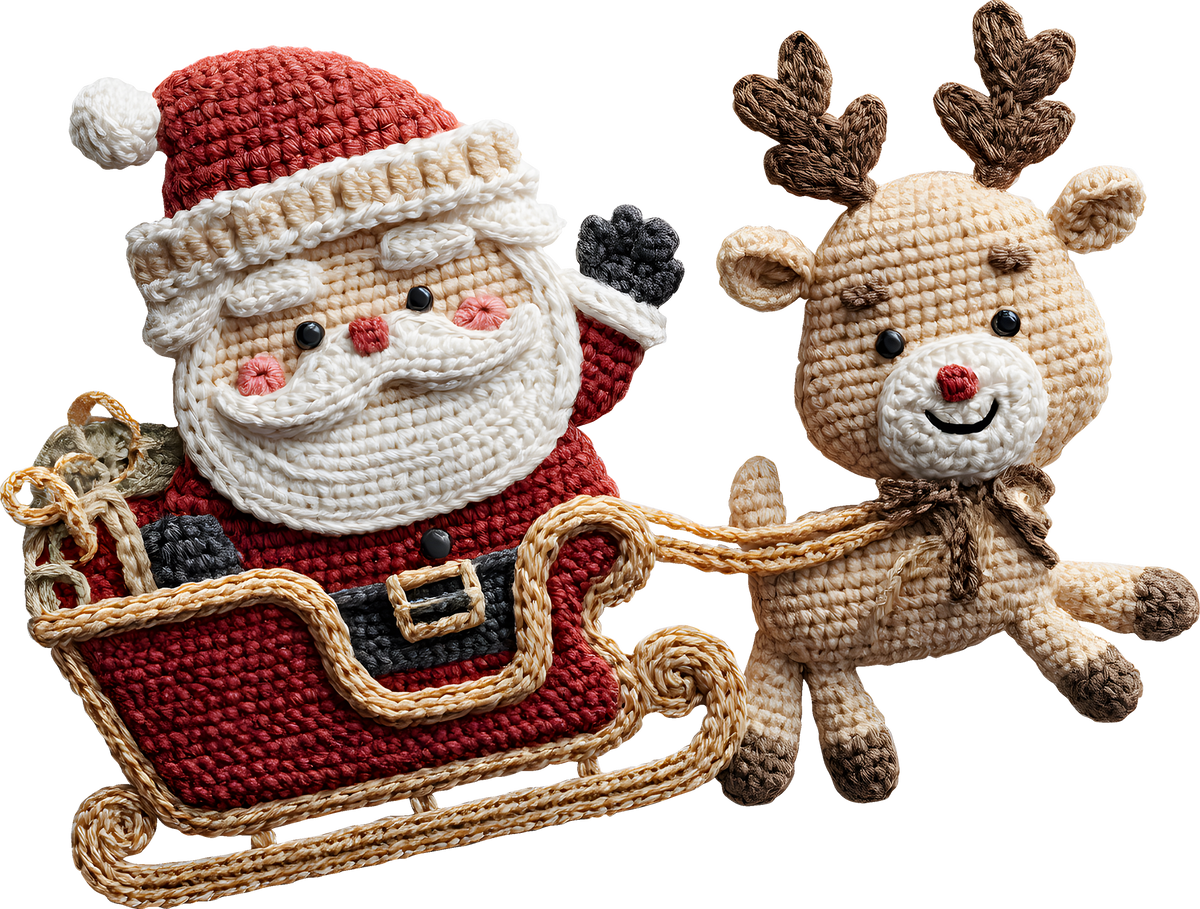 DTF Transfer - Yarn Santa B (CM-SA013)