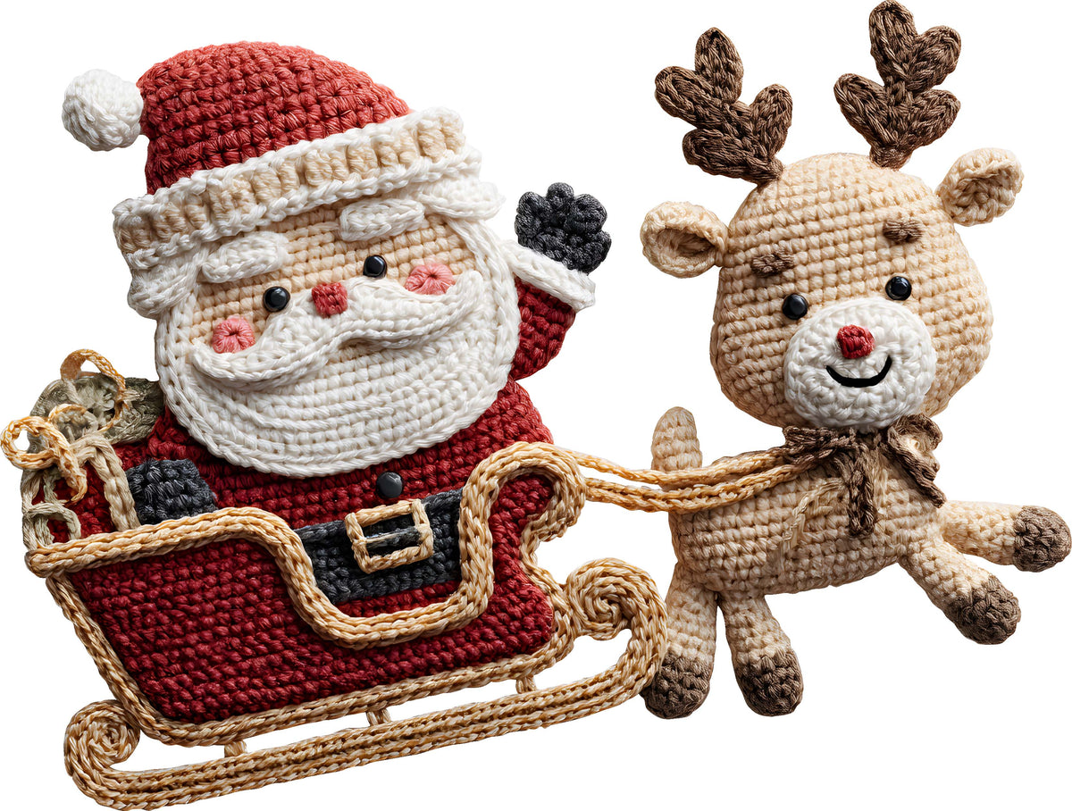 DTF Transfer - Yarn Santa B (CM-SA013)