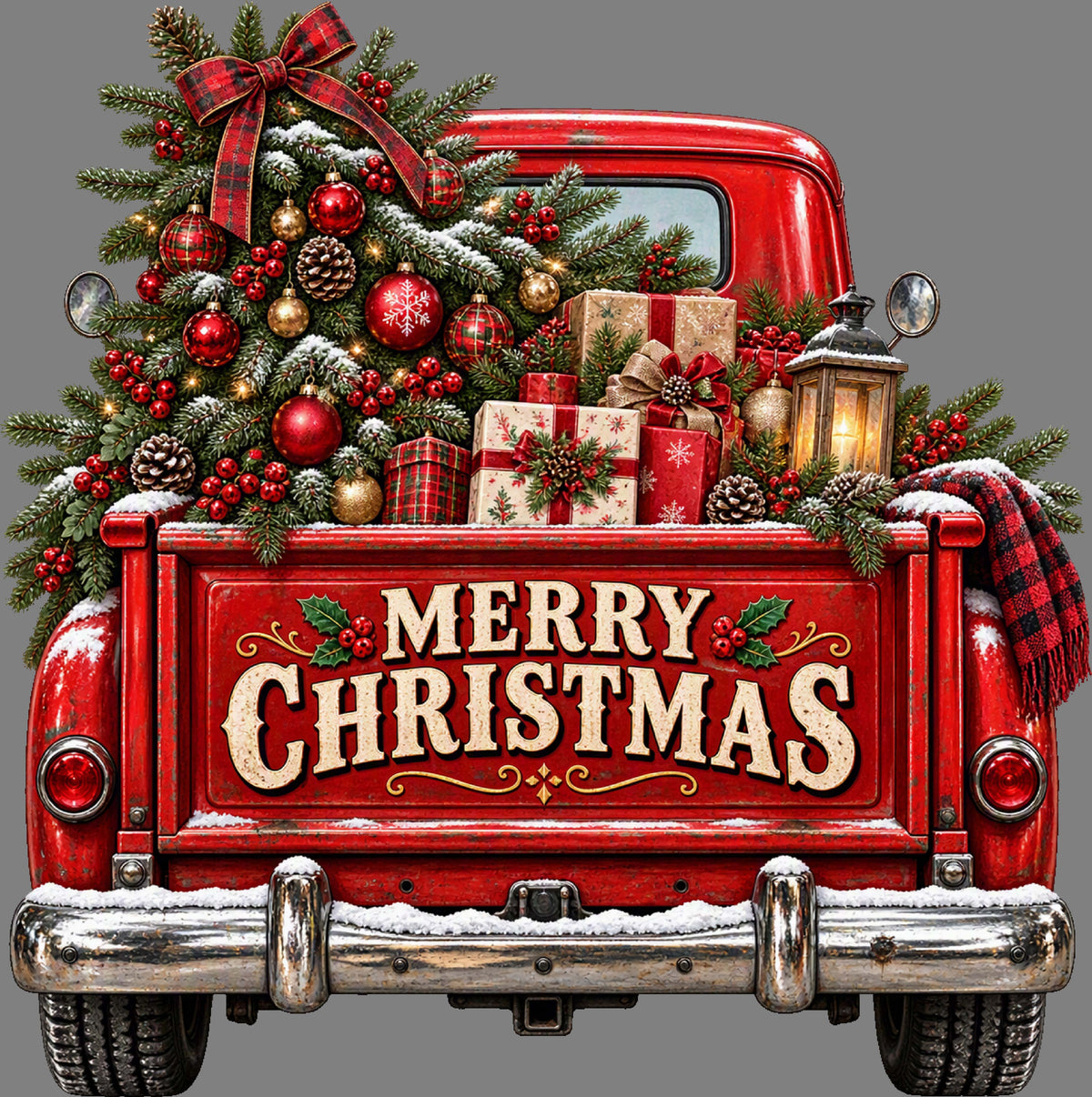 DTF Transfer - Back Xmas Truck (CM-TK005)