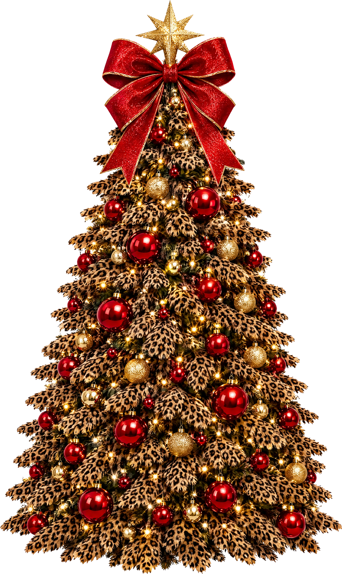 DTF Transfer - Leopard_Xmas_Tree (CM-TR016)