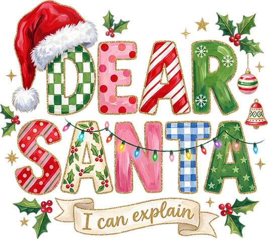 DTF Transfer - Dear Santa (CM-TX008)