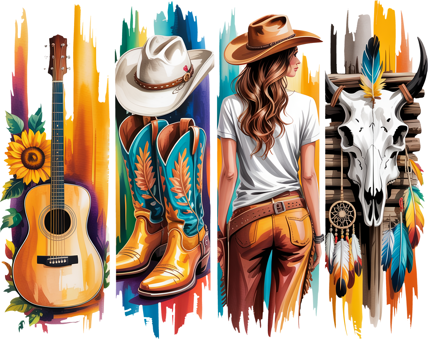 DTF Transfer – Country SceneB Multi Sizes (CO-SC002)