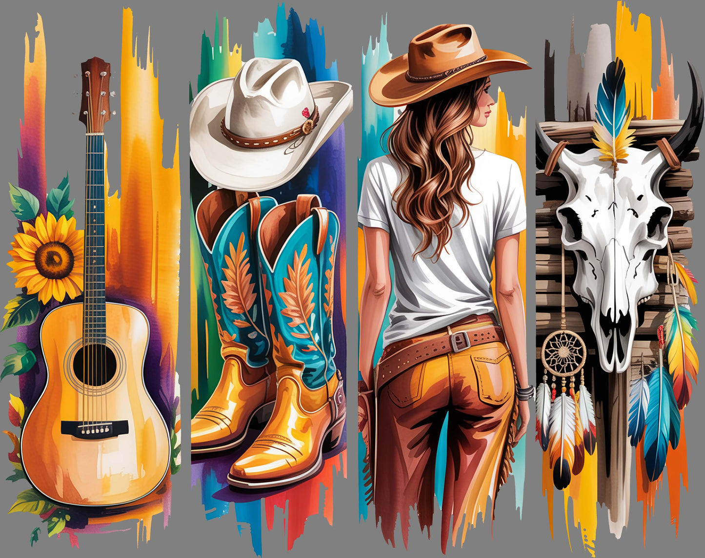 DTF Transfer – Country SceneB Multi Sizes (CO-SC002)