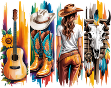 Load image into Gallery viewer, DTF Transfer – Country SceneB Multi Sizes (CO-SC002)
