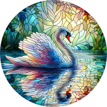 Load image into Gallery viewer, DTF Transfer – CT Glass Swan Multi Sizes
