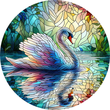 Load image into Gallery viewer, DTF Transfer – CT Glass Swan Multi Sizes
