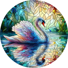 Load image into Gallery viewer, DTF Transfer – CT Glass Swan Multi Sizes
