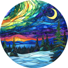 Load image into Gallery viewer, DTF Transfer – CT Glass Winter Scene Multi Sizes
