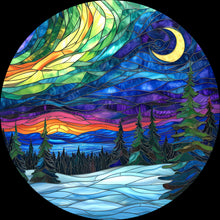 Load image into Gallery viewer, DTF Transfer – CT Glass Winter Scene Multi Sizes
