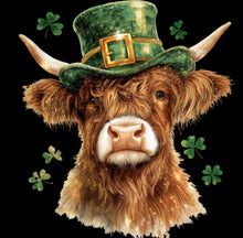 Load image into Gallery viewer, DTF Transfer – CZ St Patricks Cow Multi Sizes
