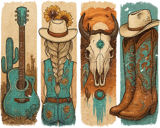 DTF Transfer – Country Scene Multi Sizes (CO-SC003)