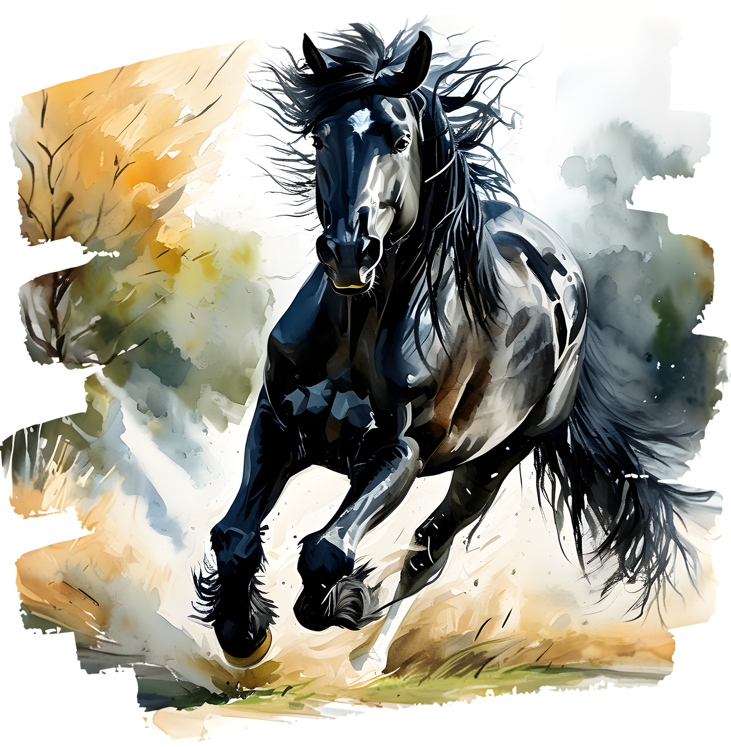 DTF Transfer – Horse Running Multi Sizes (AN-HR002)