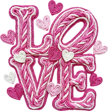 Load image into Gallery viewer, DTF Transfer – DY Yarn Love 01 Multi Sizes
