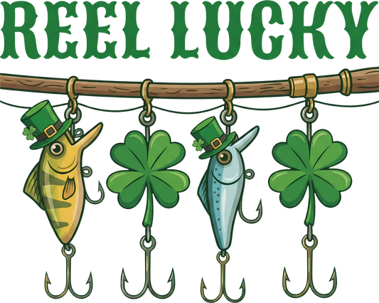 DTF Transfer – EE Reel Lucky Multi Sizes