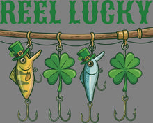 Load image into Gallery viewer, DTF Transfer – EE Reel Lucky Multi Sizes
