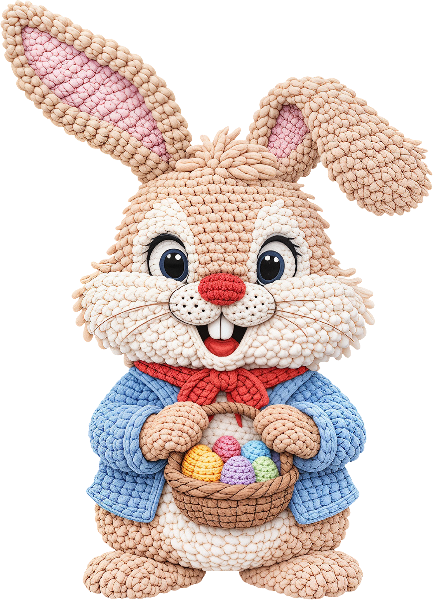 DTF Transfer – EF Easter Yarn Bunny Multi Sizes