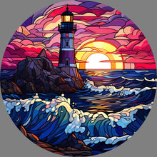 Load image into Gallery viewer, DTF Transfer – Glass Lighthouse Multi Sizes (LH-SC001)
