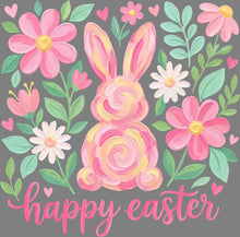 Load image into Gallery viewer, DTF Transfer – EN Happy Easter Paint Multi Sizes
